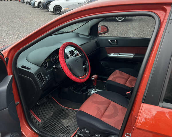 Красный Хендай Гетц, объемом двигателя 1.4 л и пробегом 188 тыс. км за 5950 $, фото 10 на Automoto.ua