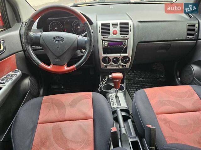 Красный Хендай Гетц, объемом двигателя 1.4 л и пробегом 189 тыс. км за 4950 $, фото 6 на Automoto.ua