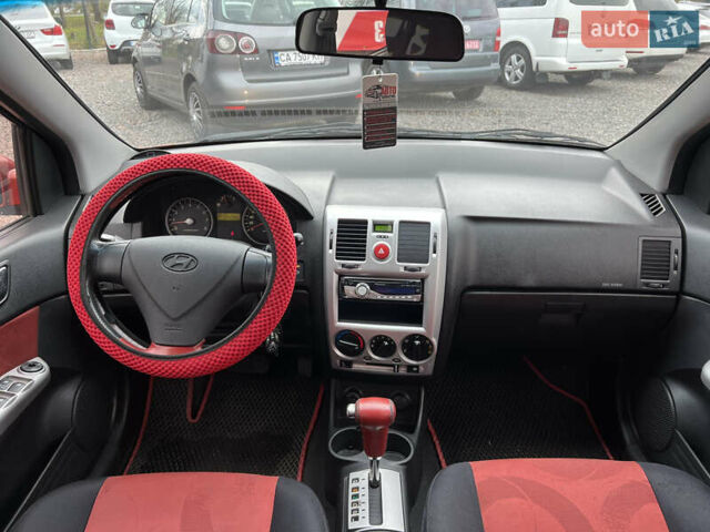 Красный Хендай Гетц, объемом двигателя 1.4 л и пробегом 188 тыс. км за 5950 $, фото 13 на Automoto.ua