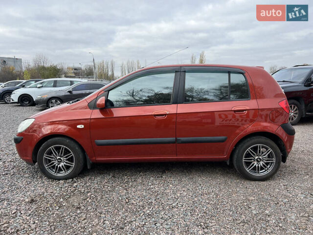 Красный Хендай Гетц, объемом двигателя 1.4 л и пробегом 188 тыс. км за 5950 $, фото 8 на Automoto.ua