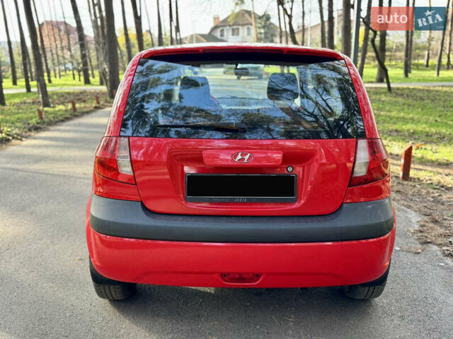 Красный Хендай Гетц, объемом двигателя 1.6 л и пробегом 147 тыс. км за 5999 $, фото 4 на Automoto.ua