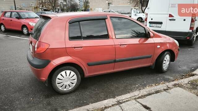 Красный Хендай Гетц, объемом двигателя 1.4 л и пробегом 193 тыс. км за 3999 $, фото 5 на Automoto.ua