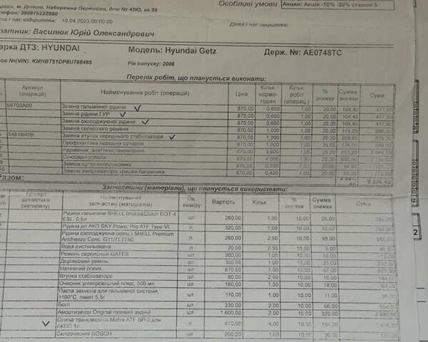 Червоний Хендай Гетц, об'ємом двигуна 1.4 л та пробігом 106 тис. км за 5200 $, фото 23 на Automoto.ua