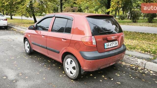 Красный Хендай Гетц, объемом двигателя 1.4 л и пробегом 193 тыс. км за 4250 $, фото 1 на Automoto.ua