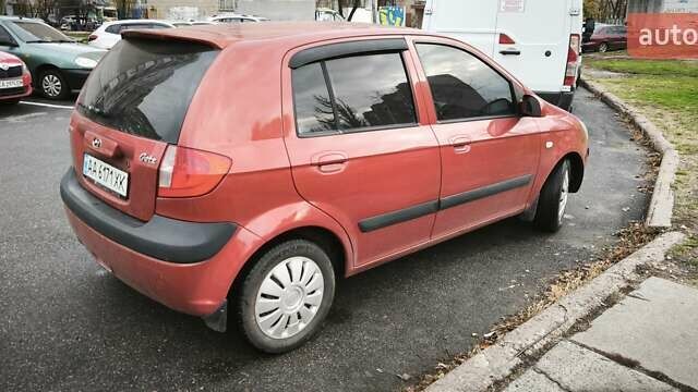 Красный Хендай Гетц, объемом двигателя 1.4 л и пробегом 193 тыс. км за 3999 $, фото 6 на Automoto.ua