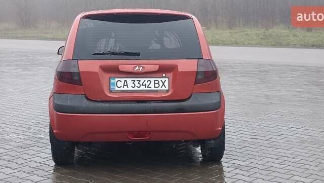 Красный Хендай Гетц, объемом двигателя 1.6 л и пробегом 186 тыс. км за 5500 $, фото 9 на Automoto.ua