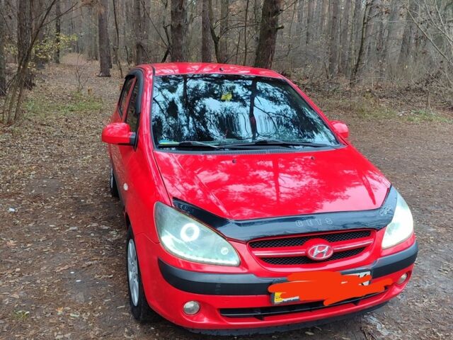 Червоний Хендай Гетц, об'ємом двигуна 1.4 л та пробігом 315 тис. км за 4300 $, фото 1 на Automoto.ua