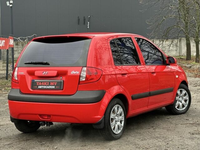 Красный Хендай Гетц, объемом двигателя 1.4 л и пробегом 149 тыс. км за 4900 $, фото 1 на Automoto.ua