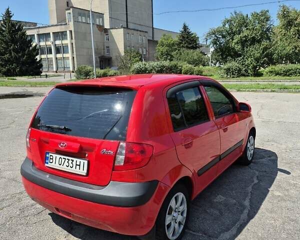 Червоний Хендай Гетц, об'ємом двигуна 1.4 л та пробігом 148 тис. км за 4300 $, фото 1 на Automoto.ua