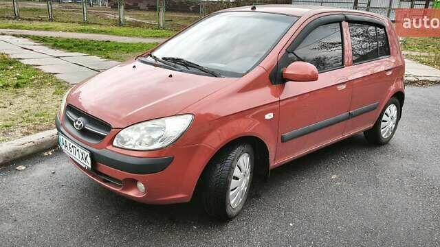 Красный Хендай Гетц, объемом двигателя 1.4 л и пробегом 193 тыс. км за 3999 $, фото 12 на Automoto.ua