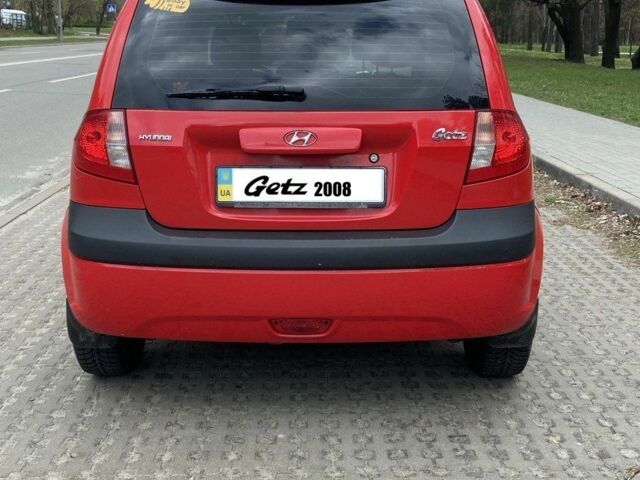 Красный Хендай Гетц, объемом двигателя 1.4 л и пробегом 140 тыс. км за 4700 $, фото 3 на Automoto.ua