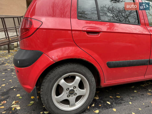 Червоний Хендай Гетц, об'ємом двигуна 1.4 л та пробігом 106 тис. км за 5200 $, фото 7 на Automoto.ua