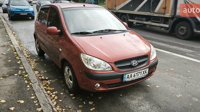 Красный Хендай Гетц, объемом двигателя 1.4 л и пробегом 193 тыс. км за 4250 $, фото 6 на Automoto.ua