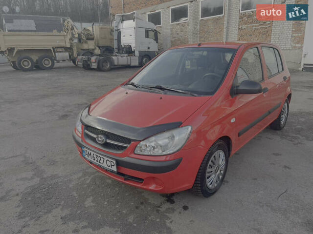 Червоний Хендай Гетц, об'ємом двигуна 1.09 л та пробігом 174 тис. км за 3900 $, фото 12 на Automoto.ua
