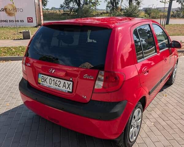 Красный Хендай Гетц, объемом двигателя 1.6 л и пробегом 115 тыс. км за 6700 $, фото 5 на Automoto.ua