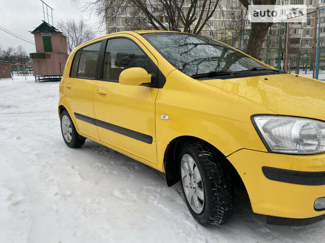 Жовтий Хендай Гетц, об'ємом двигуна 1.4 л та пробігом 190 тис. км за 4300 $, фото 1 на Automoto.ua