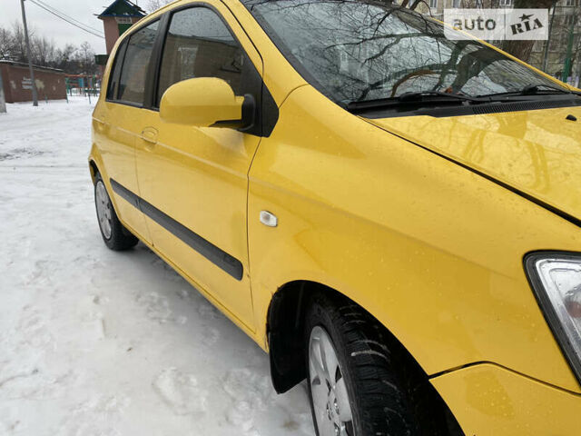 Желтый Хендай Гетц, объемом двигателя 1.4 л и пробегом 190 тыс. км за 4400 $, фото 12 на Automoto.ua