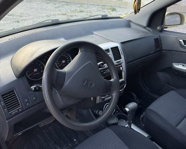 Желтый Хендай Гетц, объемом двигателя 1.4 л и пробегом 203 тыс. км за 5200 $, фото 16 на Automoto.ua