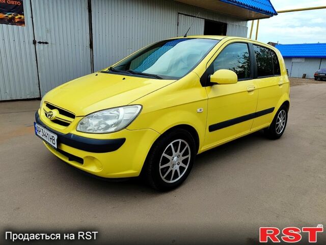 Жовтий Хендай Гетц, об'ємом двигуна 1.4 л та пробігом 199 тис. км за 3999 $, фото 3 на Automoto.ua