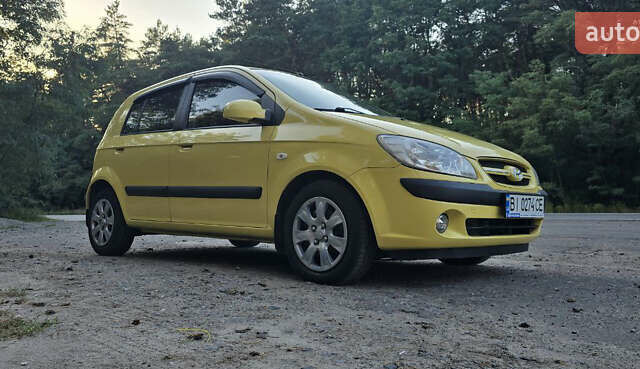 Жовтий Хендай Гетц, об'ємом двигуна 1.4 л та пробігом 198 тис. км за 5500 $, фото 4 на Automoto.ua