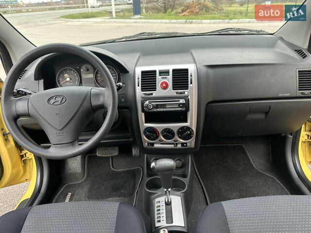 Жовтий Хендай Гетц, об'ємом двигуна 1.4 л та пробігом 144 тис. км за 5170 $, фото 10 на Automoto.ua