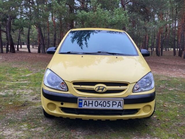 Желтый Хендай Гетц, объемом двигателя 1.4 л и пробегом 198 тыс. км за 5000 $, фото 2 на Automoto.ua