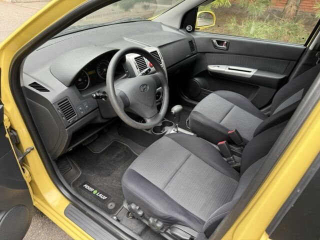 Жовтий Хендай Гетц, об'ємом двигуна 1.4 л та пробігом 143 тис. км за 5999 $, фото 4 на Automoto.ua