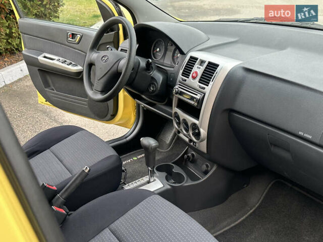 Жовтий Хендай Гетц, об'ємом двигуна 1.4 л та пробігом 144 тис. км за 5170 $, фото 9 на Automoto.ua