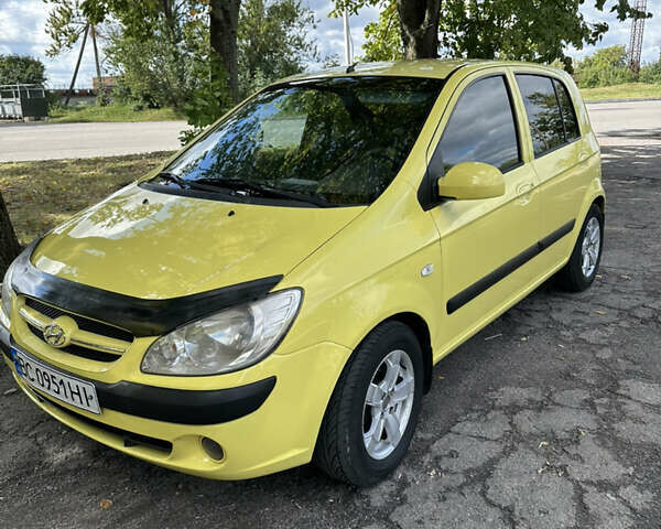 Жовтий Хендай Гетц, об'ємом двигуна 1.4 л та пробігом 207 тис. км за 4700 $, фото 3 на Automoto.ua