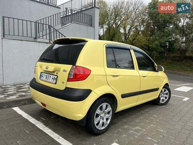 Хендай Гетц 2008 у Фастове на Automoto.ua Жовтий Хендай Гетц, об'ємом двигуна 1.6 л та пробігом 185 тис. км за 4999 $, фото 3 на Automoto.ua