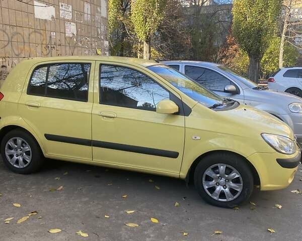 Желтый Хендай Гетц, объемом двигателя 1.4 л и пробегом 106 тыс. км за 5500 $, фото 4 на Automoto.ua