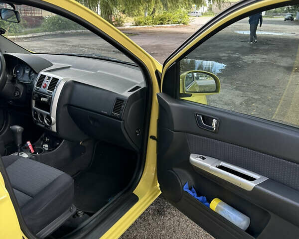 Жовтий Хендай Гетц, об'ємом двигуна 1.4 л та пробігом 207 тис. км за 4700 $, фото 16 на Automoto.ua