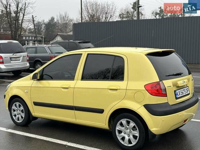 Жовтий Хендай Гетц, об'ємом двигуна 1.6 л та пробігом 93 тис. км за 6400 $, фото 8 на Automoto.ua