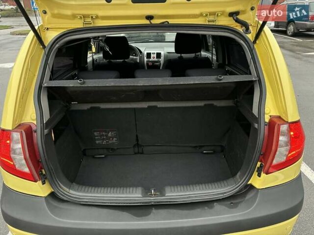 Жовтий Хендай Гетц, об'ємом двигуна 1.6 л та пробігом 93 тис. км за 6400 $, фото 23 на Automoto.ua