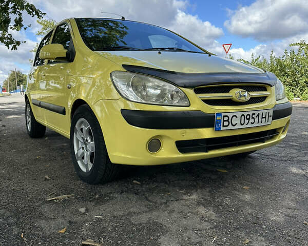 Жовтий Хендай Гетц, об'ємом двигуна 1.4 л та пробігом 207 тис. км за 4700 $, фото 9 на Automoto.ua