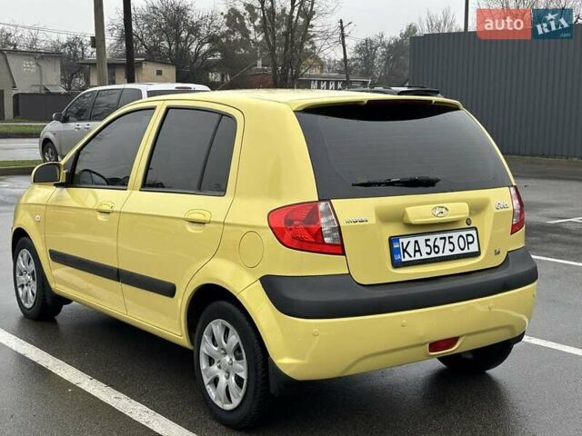 Жовтий Хендай Гетц, об'ємом двигуна 1.6 л та пробігом 93 тис. км за 6400 $, фото 6 на Automoto.ua