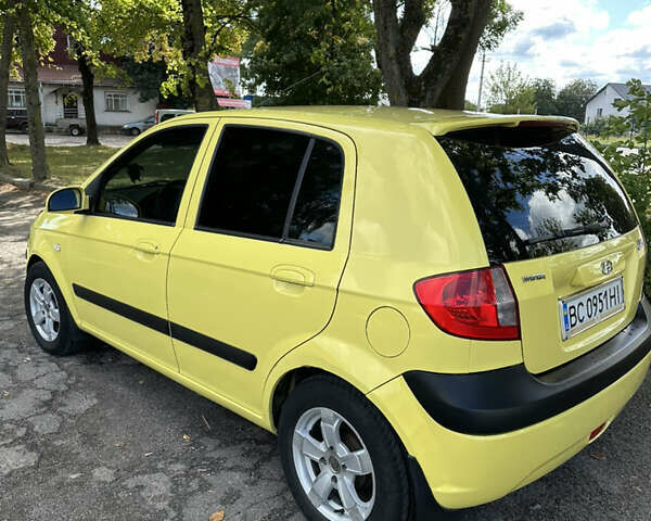 Жовтий Хендай Гетц, об'ємом двигуна 1.4 л та пробігом 207 тис. км за 4700 $, фото 2 на Automoto.ua