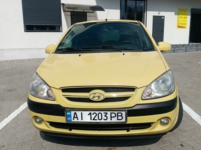 Желтый Хендай Гетц, объемом двигателя 1.4 л и пробегом 180 тыс. км за 4000 $, фото 4 на Automoto.ua