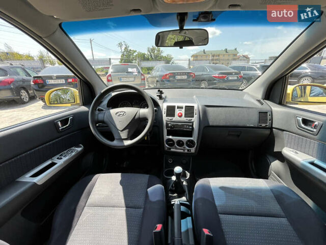 Жовтий Хендай Гетц, об'ємом двигуна 1.6 л та пробігом 214 тис. км за 3400 $, фото 7 на Automoto.ua