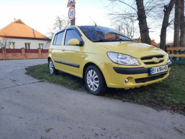 Желтый Хендай Гетц, объемом двигателя 1.4 л и пробегом 250 тыс. км за 3900 $, фото 10 на Automoto.ua