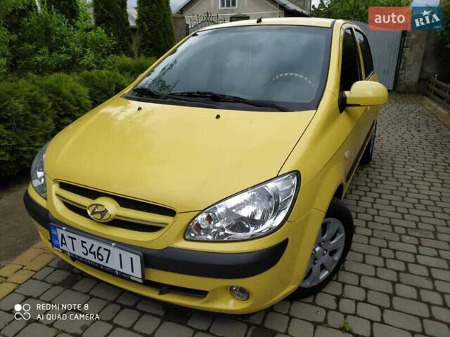 Жовтий Хендай Гетц, об'ємом двигуна 1.4 л та пробігом 37 тис. км за 5200 $, фото 2 на Automoto.ua