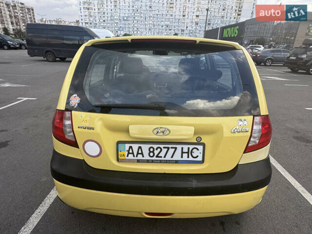 Желтый Хендай Гетц, объемом двигателя 1.4 л и пробегом 129 тыс. км за 5800 $, фото 3 на Automoto.ua