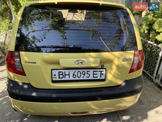 Желтый Хендай Гетц, объемом двигателя 1.4 л и пробегом 173 тыс. км за 4000 $, фото 1 на Automoto.ua
