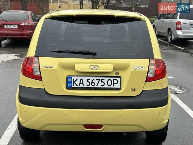 Жовтий Хендай Гетц, об'ємом двигуна 1.6 л та пробігом 93 тис. км за 6400 $, фото 2 на Automoto.ua