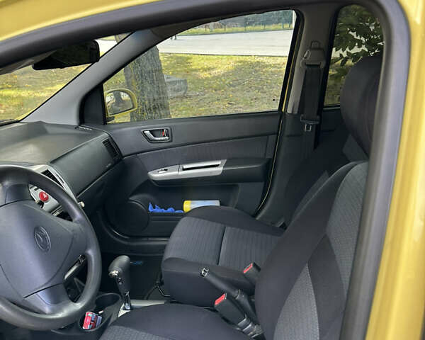 Жовтий Хендай Гетц, об'ємом двигуна 1.4 л та пробігом 207 тис. км за 4700 $, фото 22 на Automoto.ua