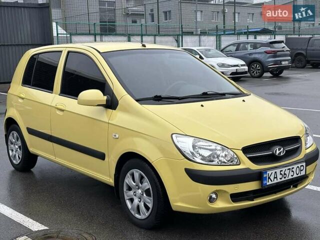 Жовтий Хендай Гетц, об'ємом двигуна 1.6 л та пробігом 93 тис. км за 6400 $, фото 11 на Automoto.ua