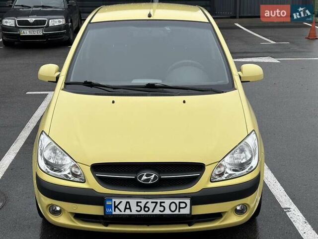 Жовтий Хендай Гетц, об'ємом двигуна 1.6 л та пробігом 93 тис. км за 6400 $, фото 15 на Automoto.ua