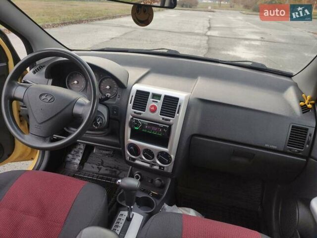 Жовтий Хендай Гетц, об'ємом двигуна 1.4 л та пробігом 256 тис. км за 6000 $, фото 22 на Automoto.ua