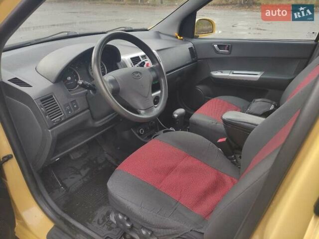 Жовтий Хендай Гетц, об'ємом двигуна 1.4 л та пробігом 256 тис. км за 6000 $, фото 16 на Automoto.ua