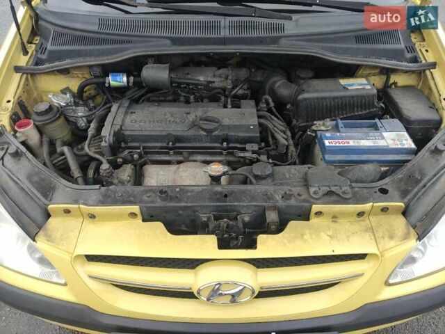 Жовтий Хендай Гетц, об'ємом двигуна 1.4 л та пробігом 256 тис. км за 6000 $, фото 27 на Automoto.ua